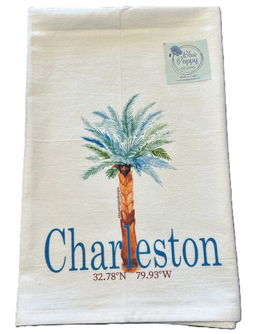 Dish Towel - Charleston Palm Tree