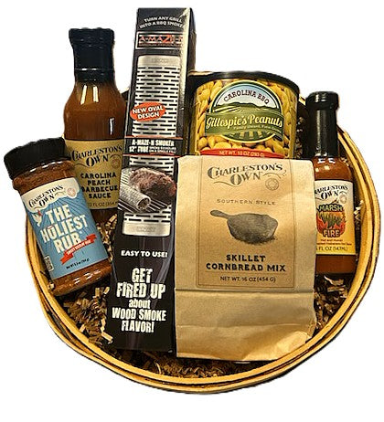 Carolina BBQ Smoker Gift Basket