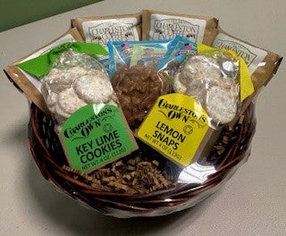 Charleston Coffee, Tea and Cookies Gift Basket