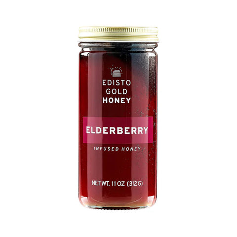 Edisto Gold Infused Local Honey 11oz - Elderberry