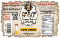 9°80° Garlic Mustard Sauce| All-Natural Gourmet Cooking Sauce & Marinade