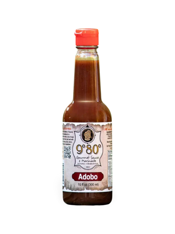 9°80° Adobo Sauce| All-Natural Gourmet Cooking Sauce & Marinade