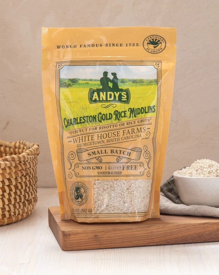 Andy's Charleston Gold Rice Middlins - Charleston Specialty Foods