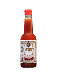 9°80° Charleston Hot Sauce - All Natural Gourmet Habanero Cooking Sauce and Marinade