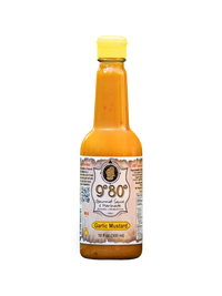9°80° Garlic Mustard Sauce| All-Natural Gourmet Cooking Sauce & Marinade