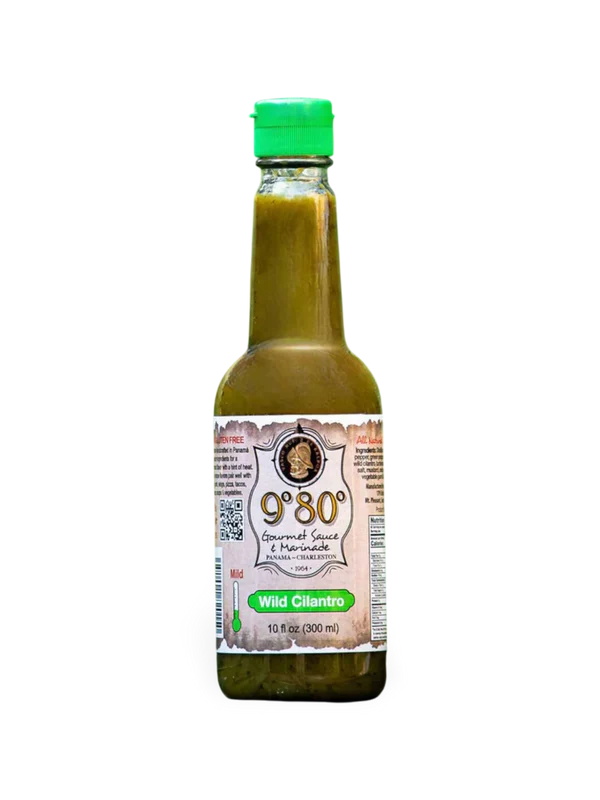 9°80° Wild Cilantro Sauce| All-Natural Gourmet Cooking Sauce & Marinade