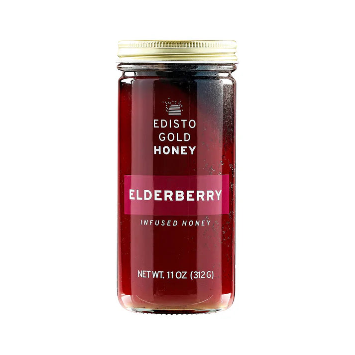 Edisto Gold Infused Local Honey 11oz - Elderberry