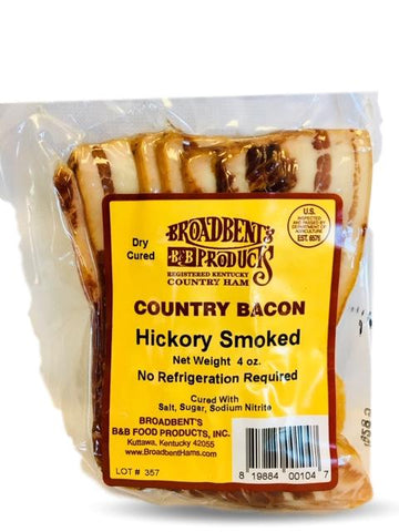 Broadbent Smoked Country Bacon 4 oz