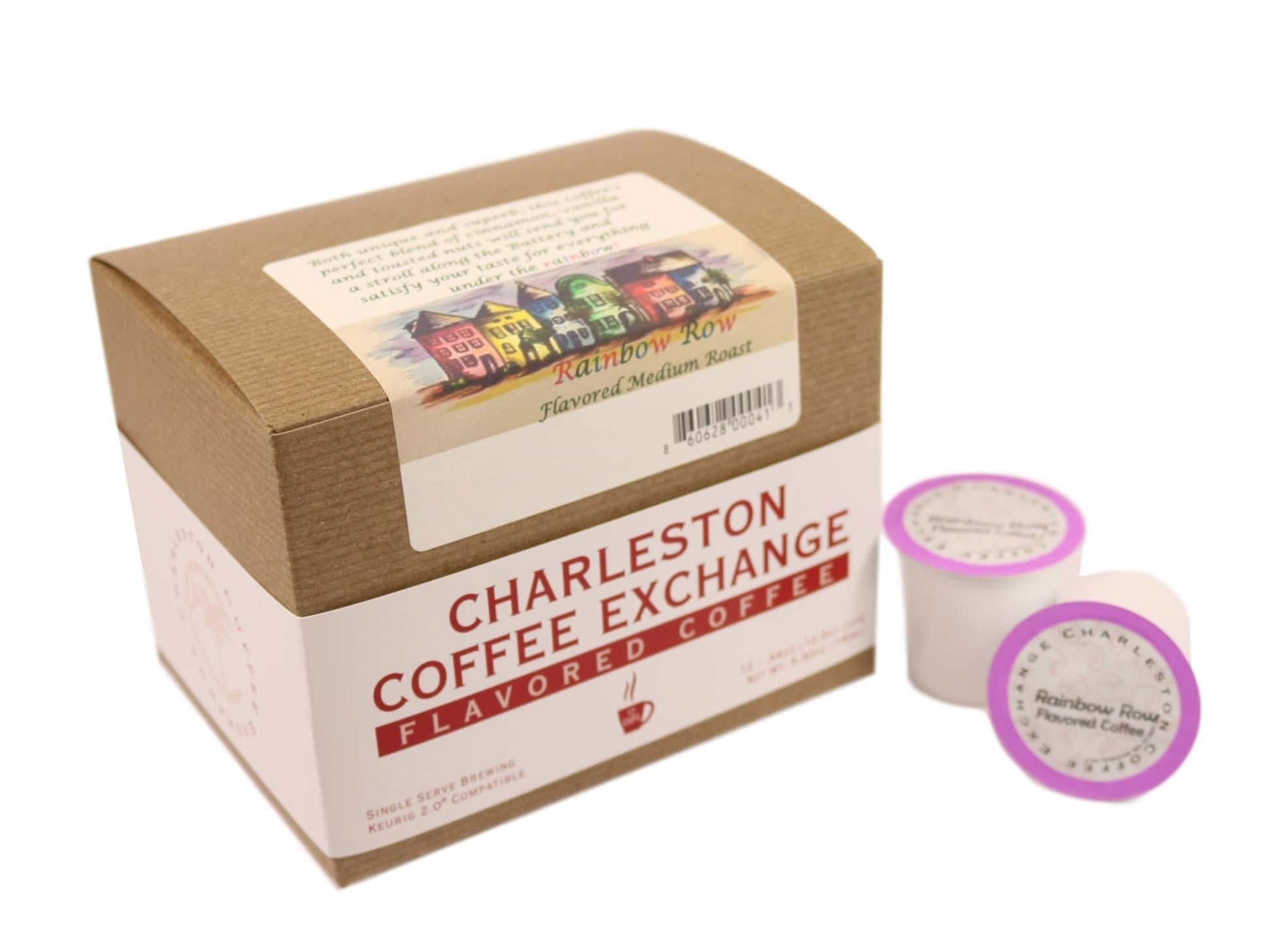 Charleston Coffee Exchange Rainbow Row Flavored KCup Charleston