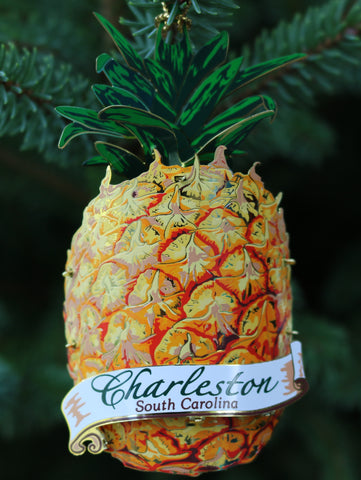 Charleston Pineapple Ornament