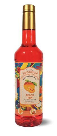 Savannah Flavor Peach Syrup Mixon Wiggins